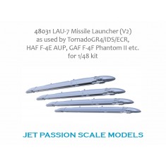 1/48 LAU-7 Missile Launcher (4pcs) for TornadoGR4/IDS/ECR, HAF F-4E AUP, GAF F-4F