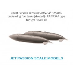 1/72 RAF/RSAF Tornado 1500 L Underwing Fuel Tanks (Riveted) for Revell kits