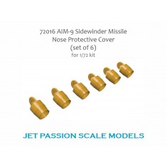 1/72 AIM-9 Sidewinder Missile Nose Protective Cap (6pcs)