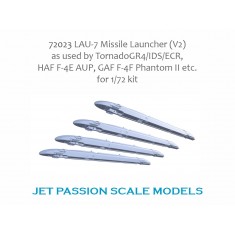 1/72 LAU-7 Missile Launcher (4pcs) for Tornado GR4/IDS/ECR, HAF F-4E AUP, GAF F-4F