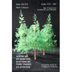 1/72, 1/87 Pine Trees Set (3pcs)