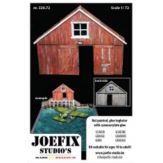 1/72 -1/87 Wooden Barn/Shed (front side)