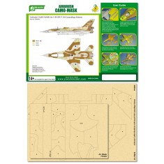 Airbrush Camo-Mask for 1/48 IDF F-16I Camouflage Scheme