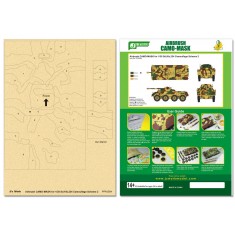 Airbrush Camo-Mask for 1/35 SdKfz.234 Camouflage Scheme 2 J's Work