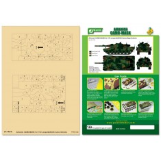 Airbrush Camo-Mask for 1/72 Leopard 2A5/A6 Camo Scheme
