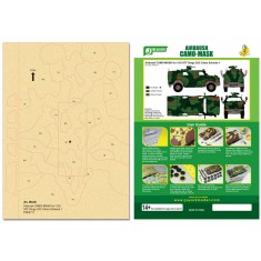 Airbrush Camo-Mask for 1/35 ATF Dingo 2A2 Camo Scheme 1