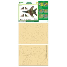 Airbrush Camo-Mask for 1/48 Mikoyan MiG-29UB Camouflage Scheme 2