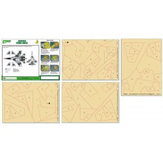 Airbrush CAMO-MASK for 1/48 SU-35 Flanker Camouflage Scheme Vol.3