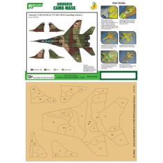 1/72 Mikoyan MiG-29UB Camouflage Scheme Vol.2 Airbrush Paint Masks