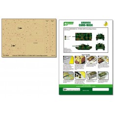 Airbrush Camo-mask for 1/72 M1A2 Nato Camouflage Scheme