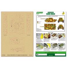Airbrush CAMO-MASK for 1/72 Jagdtiger Camo Scheme