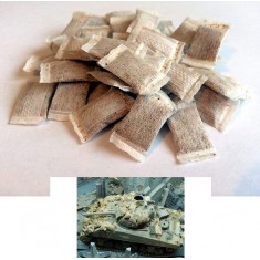 1/35, 1/32 Flexible Sandbags (25pcs, Each Sandbag Size: 23 x 12 x 2mm)