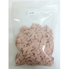 1/35, 1/32 Roof Tiles Flat Bricks Round Style - Old Brick-Red (Ceramic) 1500pcs