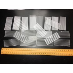 1/35, 1/32 Corrugated Iron Roof Sheeting (6-Wave Plate) - Clear (Plastic) 30pcs