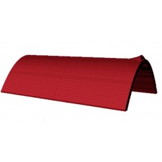 1/35, 1/32 Roof Tiles & Roof Ridges - Old Brick-Red (Plastic) 560pcs