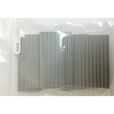 1/35, 1/32 Corrugated Iron Roof Sheeting (6-Wave Plate) - Grey (Plastic) 50pcs