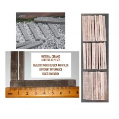 1/32 1/35 Old Railway Thresholds (30pcs)