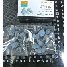 1/32, 1/35 Garbage Bags #Blue (20pcs)