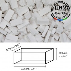 1/72 Bricks - White (Material: Ceramic) 2,000pcs