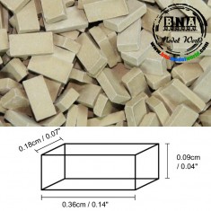 1/72 Bricks - Dark Beige (Material: Ceramic) 2,000pcs