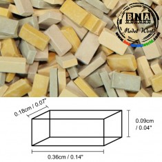 1/72 Bricks - Beige Mix (Material: Ceramic) 5,000pcs