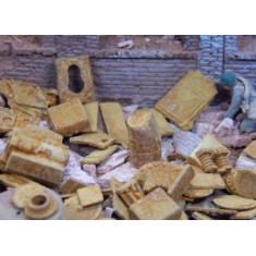 1/72 Rusty Scrap Metal (Ceramic) approx. 50g