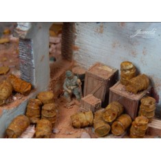 1/72 Rusty Old Drums (Ceramic) approx. 50g (approx. 45pcs)