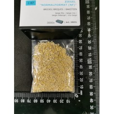 1/87 (HO scale) Bricks (NF) Beige Mix (3000pcs)