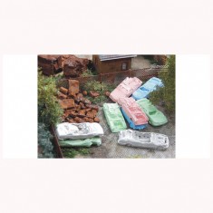 1/87 (HO scale) Scrap Cars Colour (6pcs)