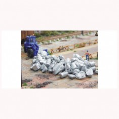 1/87 (HO scale) Metal Scrap Of Aluminium (60g)