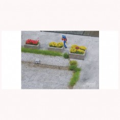 1/87 (HO scale) Plant Box Wood - Assortment (5+5)