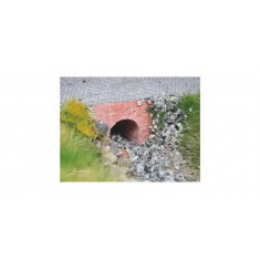 1/87 (HO scale) Water Passage Small (Bricks Red 8x)