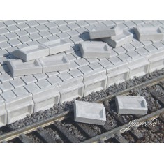 1/87 Railway Platform Edges 55cm (130pcs)