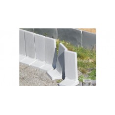 1/87 Concrete Angles L-Base 260cm 64x