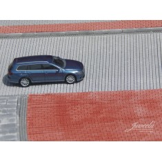 1/87 FLEXYWAY Concrete Paving Stones Car Park Red (2pcs)