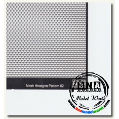Hexagon Pattern Mesh B 0.45mm x 0.3mm