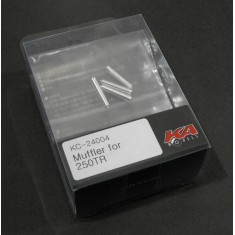 1/24 Ferrari 250 Testarossa Muffler Set for Hasegawa kit (4 Aluminum Metal Parts