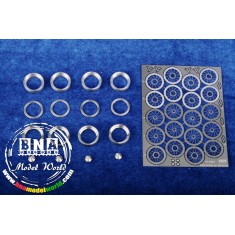 1/24 Ferrari 250 Wire Wheel for Italeri kit