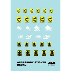 1/24 Accessory Sticker Decals Set A