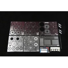 1/12 Enzo Detail-up Parts for Tamiya kit (PE+Resin+Metal parts + Urethane sheets)