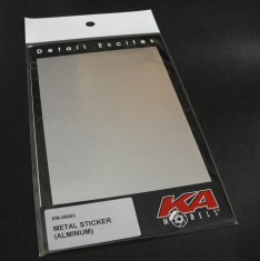 Metal Sticker - Aluminum (190 x 122mm)