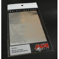 Metal Sticker - Hair Mark Aluminum (190 x 122mm)