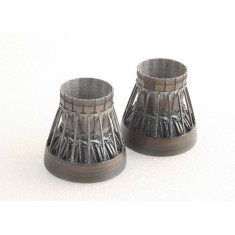 1/72 F-15 C/D/E/K P&W Exhaust Nozzle Set (Closed) for Academy kits
