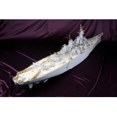1/200 USS Missouri BB-63 Battleship Deluxe Detailing Set w/Wooden Deck for Trumpeter kit