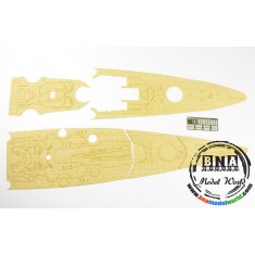 1/350 German Bismarck Wooden Deck for Academy kit