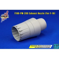 1/32 F-16 F100-PW-200/220 Exhaust Nozzle for Academy kits