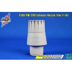 1/32 F-16 F100-PW-200/220 Exhaust Nozzle for Tamiya kits