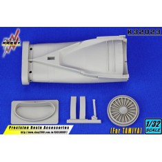 1/32 General Dynamics F-16 Fighting Falcon NSI Seamless Intake Set for Tamiya kits