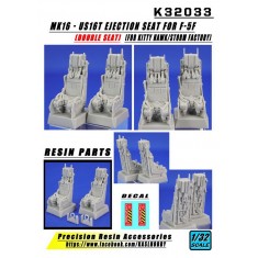 1/32 F-5F MK16 - US16T Ejection Seat (double) for Kitty Hawk/Storm Factory kits