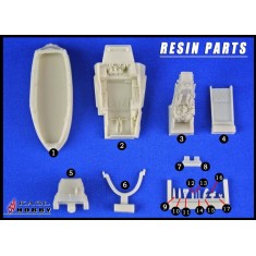 1/48 F-35C Lightning II Cockpit Set for Kitty Hawk kits